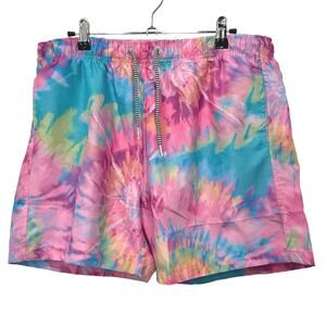 Boardies Spiral Tie Dyed 15" Swim Trunks size XL